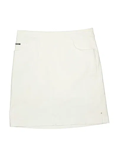 Pre-owned Renuar Casual Skirt In White