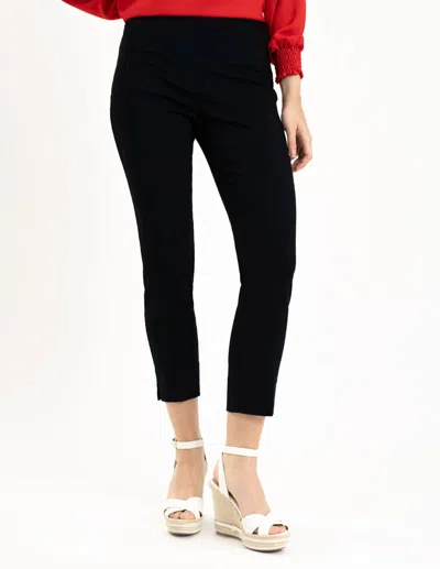 Renuar Cigarette Leg Ankle Pant In Black