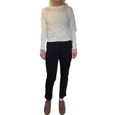Renuar Classic Black Woven Pant