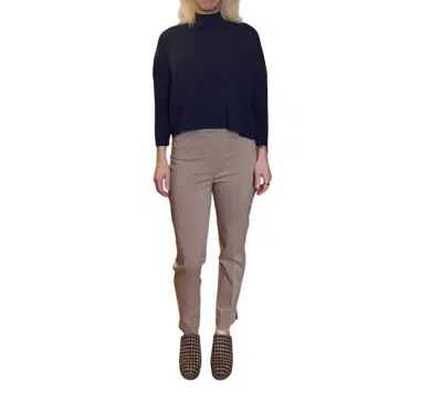 Renuar Classic Woven Pant In Tan