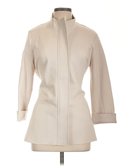 Pre-owned Renuar Coat In White