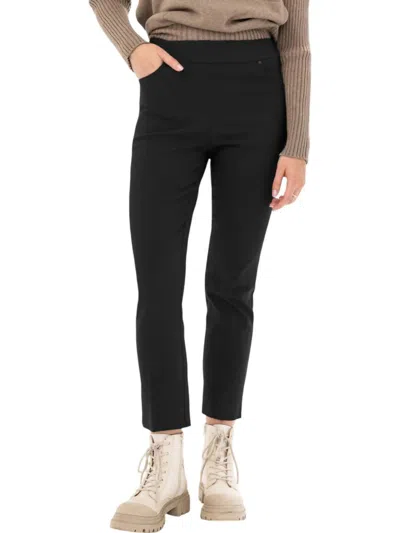 Renuar Crop Pull On Pants In Black