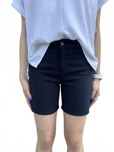 Renuar Denim Shorts In New Midnight In Blue