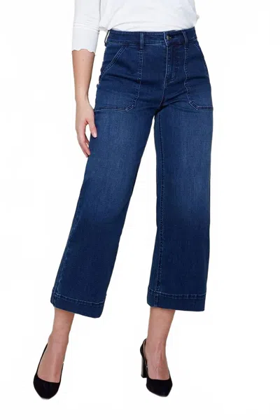 Renuar Denim Woven Pant In Indigo In Blue