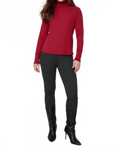 Renuar Ecocosy Knit Leggings In Carbon In Blue
