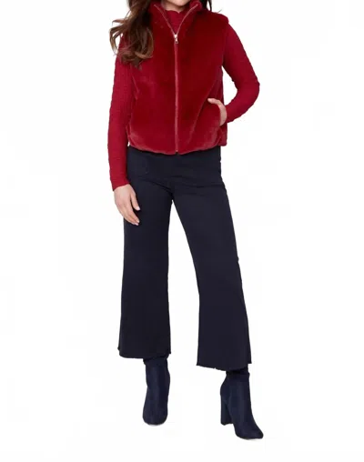 Renuar Feel Me Now Vest In Porto In Brown