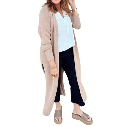 Renuar Hana Cardigan In Tan In Multi