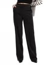 Renuar High Waisted Trouser Pant In Black In Black