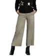 Renuar Houndstooth Cropped Pant In Black/white In Gray