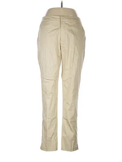 Pre-owned Renuar Khaki Pant In Tan