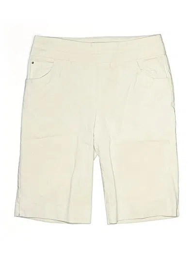Pre-owned Renuar Khaki Shorts In Ivory