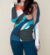 Renuar Knit Sweater In Multicolor In Multi