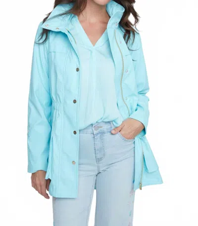 Renuar Let It Rain Rain Jacket In Capri In Blue