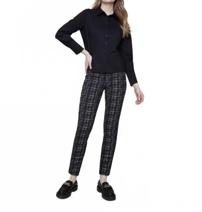 Renuar Long Sleeve Blouse In Black