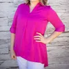 Renuar Lslv Airflow Blouse In Orchid In Pink