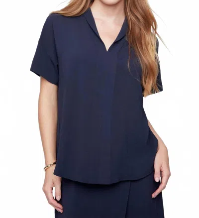 Renuar Midnight Breeze Airflow Top In Navy In Blue