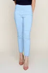 Renuar Pull On Ankle Pant In Celestine In Blue