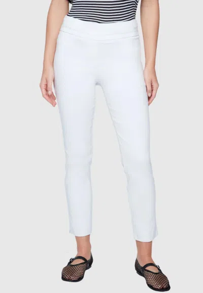 Renuar Pull On Ankle Pant In White