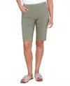Renuar Pull On Bermuda Short In Sage In Multi