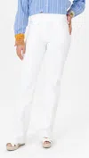 Renuar Pull On Bootcut Pant In White In White
