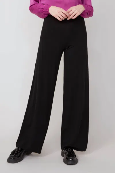 Renuar Pull-on Knit Bootcut Pant In Black