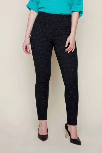Renuar Pull On Pants In Emerald In Gold