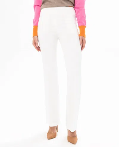 Renuar Pull-on Bootcut Pant In Oyster In White