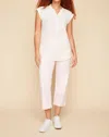 Renuar Short Sleeve Blouse In White