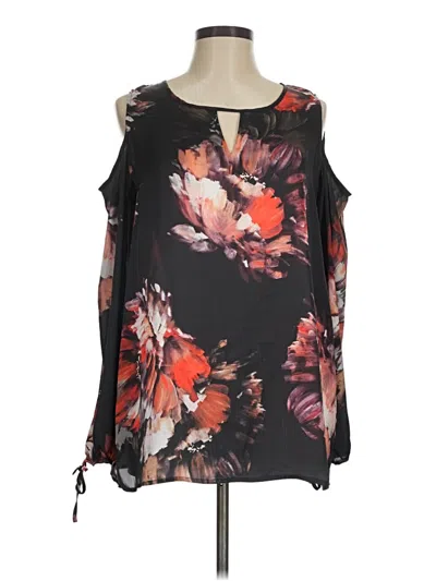 Pre-owned Renuar Sleeveless Blouse In Black