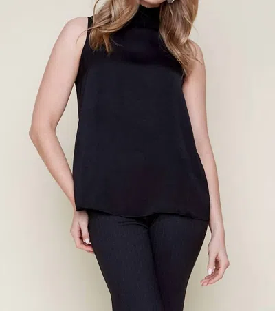 Renuar Sleeveless Blouse In Black