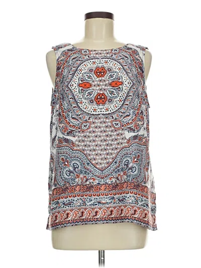 Pre-owned Renuar Sleeveless Blouse In White