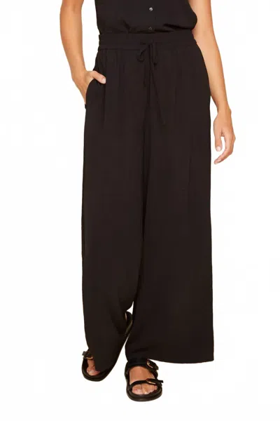 Renuar Stretch Woven Pant - Plus In Black