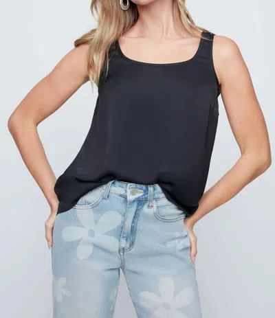 Renuar Tank Blouse In Black
