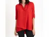 Renuar Timeless Blouse In Rust In Multi