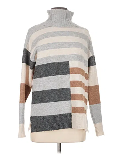 Pre-owned Renuar Turtleneck Sweater In Gray