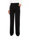 Renuar High Waisted Trouser Pant In Black In Black