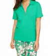 Renuar Women's Discovering You Top In Jade In Green