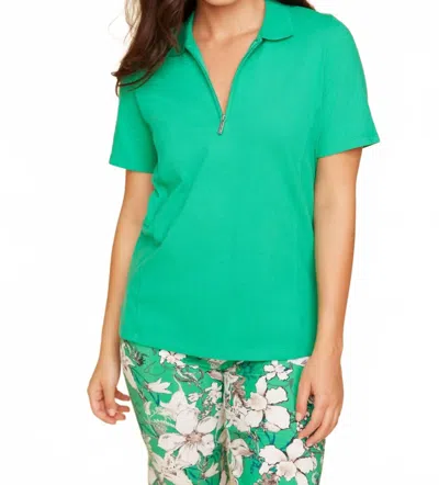 Renuar Women's Discovering You Top In Jade In Green