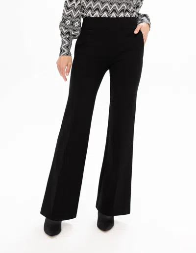 Renuar Women's Knit Pant In Black