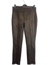 Renuar Women's Leatherette Pants In Brown In Brown