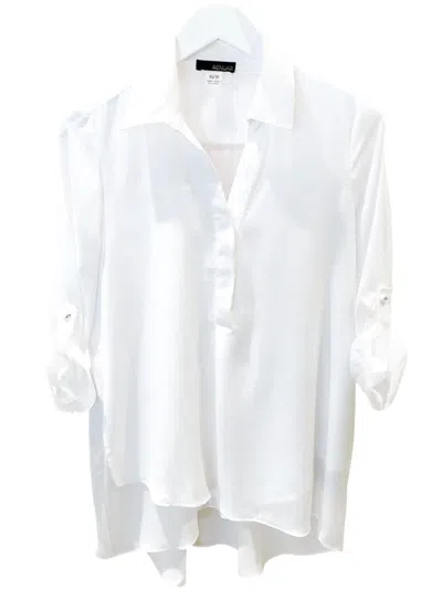 Renuar Women's Lslv Airflow Top In White