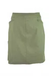 Renuar Women's Midi Skort In Sage Leaf 80696 In Multi
