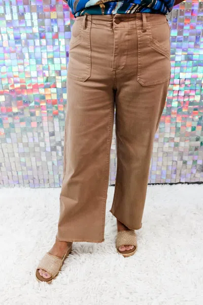 Renuar Women's Penny Pants In Tan In Brown