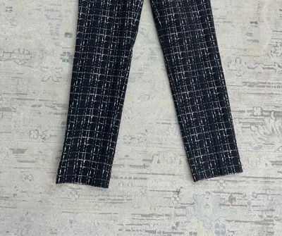 Renuar Women's Pull On Tummy Control Ankle Pants In Black Combo