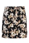 Renuar Women's Skorts In Cashew Combo In Black
