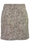 Renuar Women's Mini Skort In Nutmeg Combo In Multi