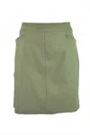 Renuar Women's Midi Skort In Sage Leaf 80696 In Multi