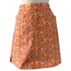 Renuar Women's Tropical Print Skort In Papaya Combo In Orange