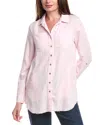 Renuar Woven Blouse In Pink