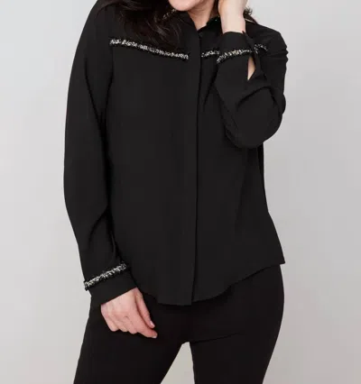 Renuar Woven Blouse In Black